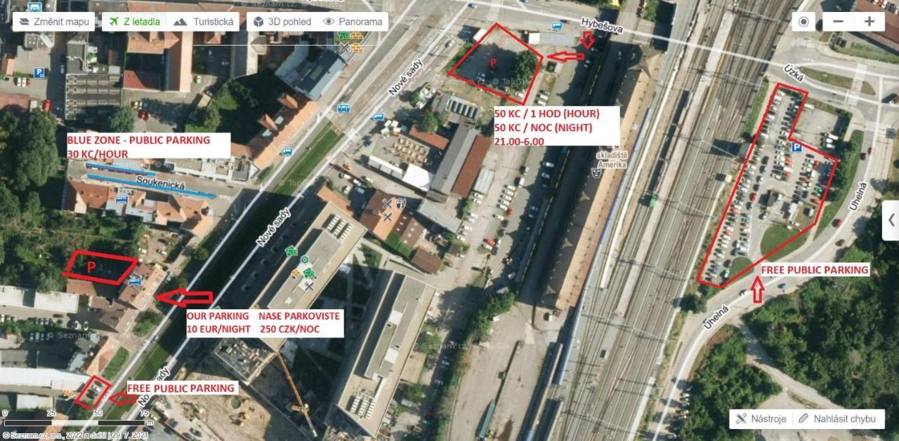 With Parking In The Center - 500m From Hlavni Nadrazi *